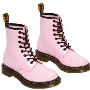Dr. Martens Light Pink Combat Boots